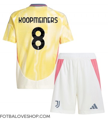 Juventus Teun Koopmeiners #8 Dětské Venkovní Dres 2024-25 Krátký Rukáv (+ trenýrky)